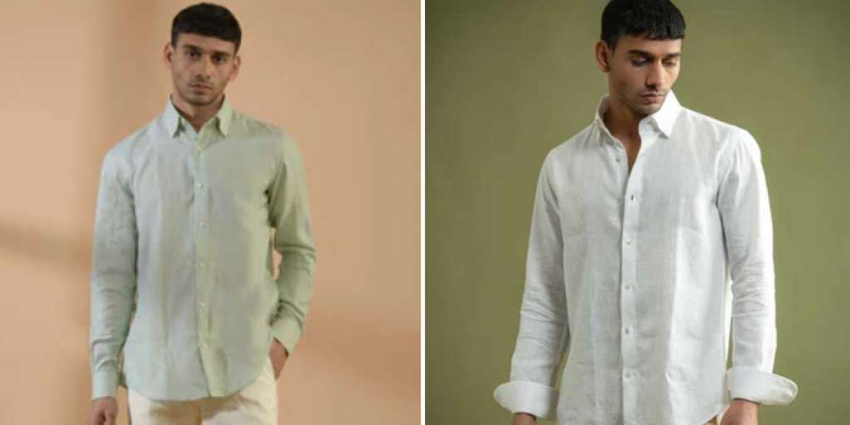Elevate Your Style with Men's Linen ButtonDown Shirts
